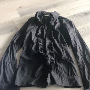 Black Trina Turk button down